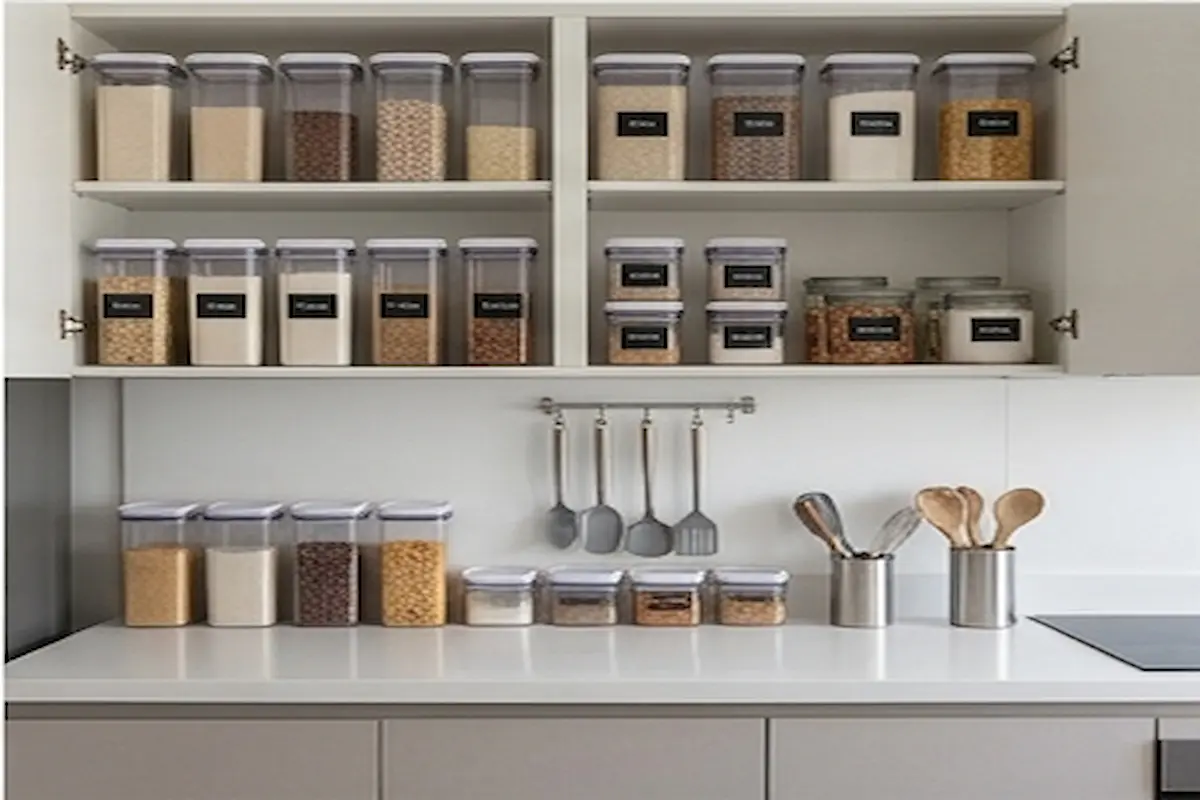 Cozinha organizada depois da personal organizer